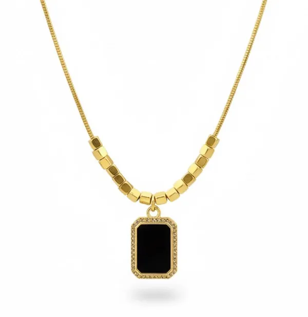 Gold_Geo_Cube_Black_Statement_Necklace_For_Women